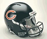 Chicago Bears Authentic Pro Line Revolution Riddell Full Size Helmet