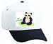 White Cap with eating, sitting, bamboo, bear, panda, china