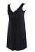 Black Ruffle Trim Dress