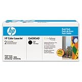 Original HP Color LaserJet Q6000A Print Cartridge in Retail Packaging (2-Pack)