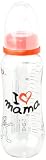 Fashy 95.1460/00 - I love Mama Babyflasche mit Silikonsauger 250 ml