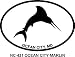 OCEAN CITY - MARLIN Oval Bumper Sticker