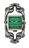 Gucci Signoria Black PVD Steel Green Dial Women's Watch #YA116312