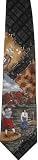 Golf friends silk neckties