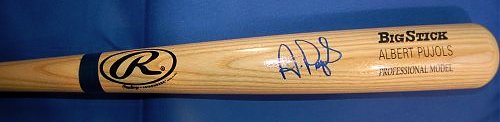 Albert Pujols St. Louis Cardinals Autographed / Signed Baseball Bat