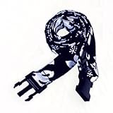 Hawaii Luggage Strap Black Aloha Print