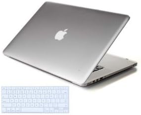 USTCover 2-in-1 CLEAR Hard Shell Case Cover for Macbook Pro 15-Inch A1398 with Retina Display and Keyboard Cover (LATEST VERSION / No DVD Drive / Release June 2012) (A1398 Clear)