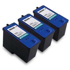 Dell MK993 Compatible Remanufactured Series 9 Combo Pack - 3 High Capacity Color Ink Cartridges