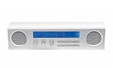 LEXON LONG LCD CLOCK RADIO　ホワイト　ラジオクロック