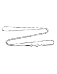 1.2mm Sterling Silver Box Chain Necklace