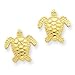 14k Sea Turtle Post Earring title=