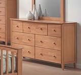Storage Dresser Contemporary Style Maple Finish