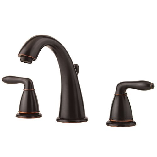 Pfister Serrano 2 Handle 8 Widespread Bathroom Faucet in Tuscan Bronze
