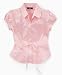 Apparel : BCX Girls Puff-Sleeve Blouse with Tie Belt