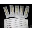(25) COUNTS OF 7-ROUND SHADER PRE-STERILIZED TATTOO NEEDLES WITH MATCHING (25) DISPOSABLE TUBES (5/8")