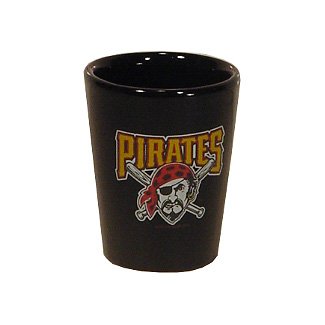 Pittsburgh Pirates Black Shot Glass