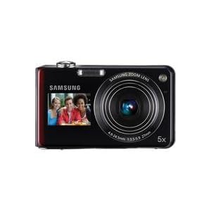 Samsung TL210 DualView 12.4 MP Digital Camera with 5X Optical Zoom (Red)