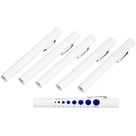 ADC ADLITE Disposable Penlight with Pupil Gauge (6 Penlights)