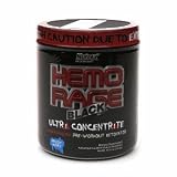 Nutrex Research Nutrex Research Hemo-Rage Black Pre-Workout Detonator, Bruisin' Berry 10.32 oz (Quantity of 1)
