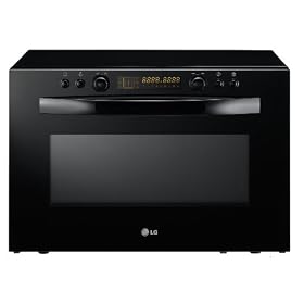 LG MP9287NB Wavedom Microwave Oven, Quartz Grill, Black, 2000W