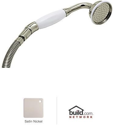 Rohl U.5387LS-STN Perrin &amp; Rowe All Metal Handshower and 60" Hose for Wall Outlet Installations, Satin Nickel by Trumbull Industries