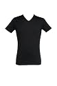 PUMA 493118-200 Herren V-Neck TEE 2er-Pack schwarz
