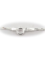 Sterling Silver Singapore Nickel Free Chain Necklace Italy