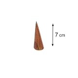 SG PARIS SUPPORT DE VENTE PRESENTOIR FEMME MATIERES NATURELLES BOIS MARRON