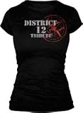 The Hunger Games - Tribute Spray Juniors T-Shirt (Medium/Black) The Hunger Games - Tribute Spray Juniors T-Shirt (Medium/Black)