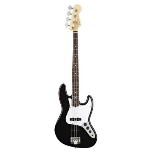 Fender American Standard Jazz Bass Guitar, Black Rosewood Fretboard