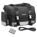 Canon Starter Kit for EOS Digital Rebel T2i SLR Camera, with Gadget Bag, Battery & Mini-HDMI Cable