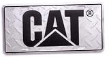 Caterpillar CAT Diamond Plate License Plate