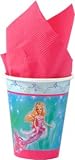 Review Just For Fun  / Paper Cups (pack of 8) - Barbie Mermaidia(TM)