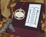 IMAGE OF Merry Christmas From Heaven Gold Plated Ornament
