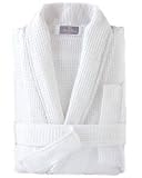 Review   / Cotton Waffle Robe with Piping