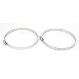 Uxcell　ホースクランプ　72g　ステンレススチール　140mmに120mm　12mm