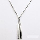 Nunchaku Pendant and Chain Necklace