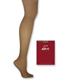 Hanes Alive Full Support Control Top Style 1 Pair Pack, D-Town Taupe