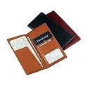 Royce Leather Passport Ticket Holder - Leather (Black)