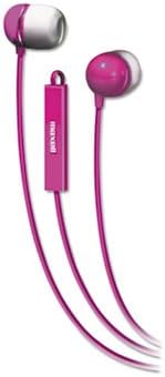 In-Ear Buds with Built-in Microphone, Pink