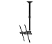 Atdec TH-3070-CTS Ceiling Mount with Short Drop Length for Displays up to 143-Pound, Black