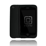 Incipio dermaSHOT Soft Rubber Silicone Skin Case for Apple iPhone 3G / 3GS + Bonus Video Stand Clip ( Black in Bulk Packaging )
