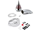 2000 & up Kawasaki Vulcan 1500 1600 Classic Fuel Injected Only Cruiser High Quality Chrome Billet Aluminum Cone Spike Air Cleaner Kit Intake Filter Motorcycle