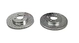 Baer 03295-020 DecelaRotor Slotted Drilled Zinc Plated Front Brake Rotor Set - Pair