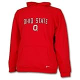Ohio State Buckeyes Nike Youth Hooded Sweatshirts - Straight Logo