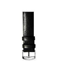 Philip Stein 20mm Pashimina Black Pearl Leather Strap 2-CPB