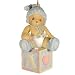 Enesco Cherished Teddies Baby Boy's First Christmas Ornament Image