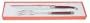 Regular Laguiole Carving Set Rosewood Handle 2 Polished Steel Bolsters