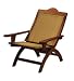 Achla OFC-12 Campeche Chair Polyweave - Natural Oiled