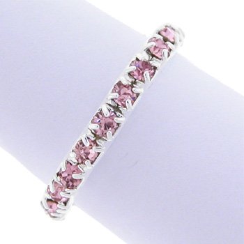 Pink CUBIC ZIRCONIA Toe Ring